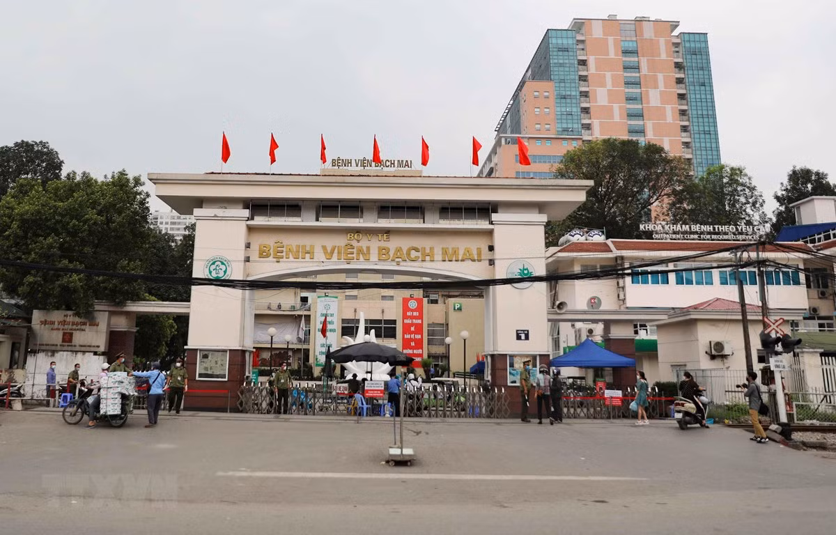 Bệnh viện Bạch Mai. Ảnh: TTXVN