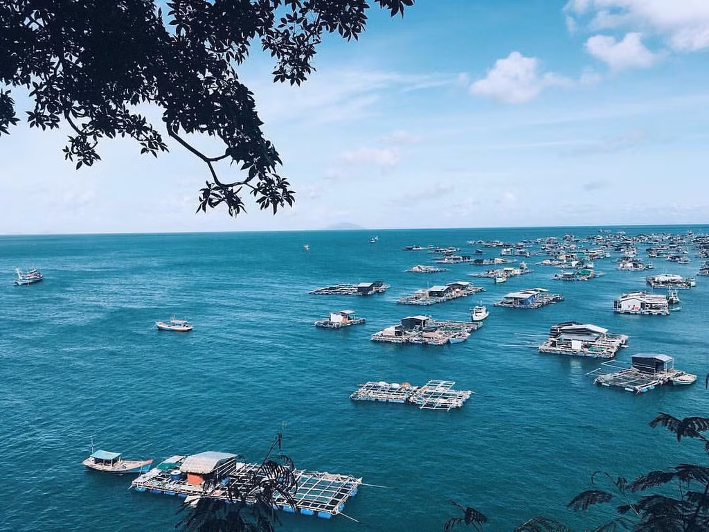 Hòn Nghệ là một đảo nhỏ trên vịnh Hà Tiên ngoài khơi Kiên Giang. Bao phủ bởi một màu xanh lá cây, bãi cát trắng dài và làn nước trong vắt, Hòn Nghệ thích hợp cho những tín đồ thích du lịch trải nghiệm. Ảnh: Brownie23jr.