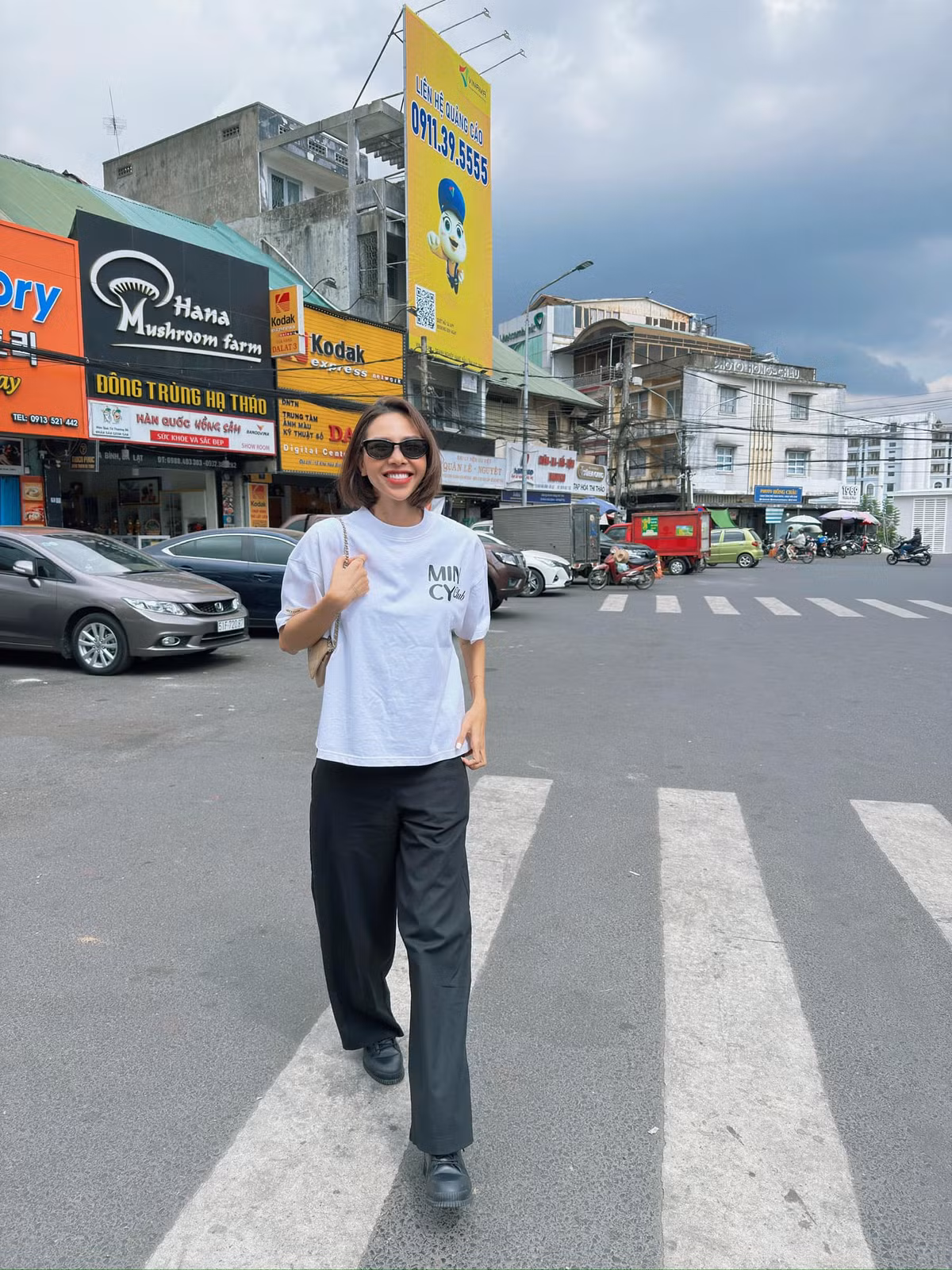 Minh Triệu trở lại Đà Lạt. Ảnh: FB Pham Dinh Minh Trieu
