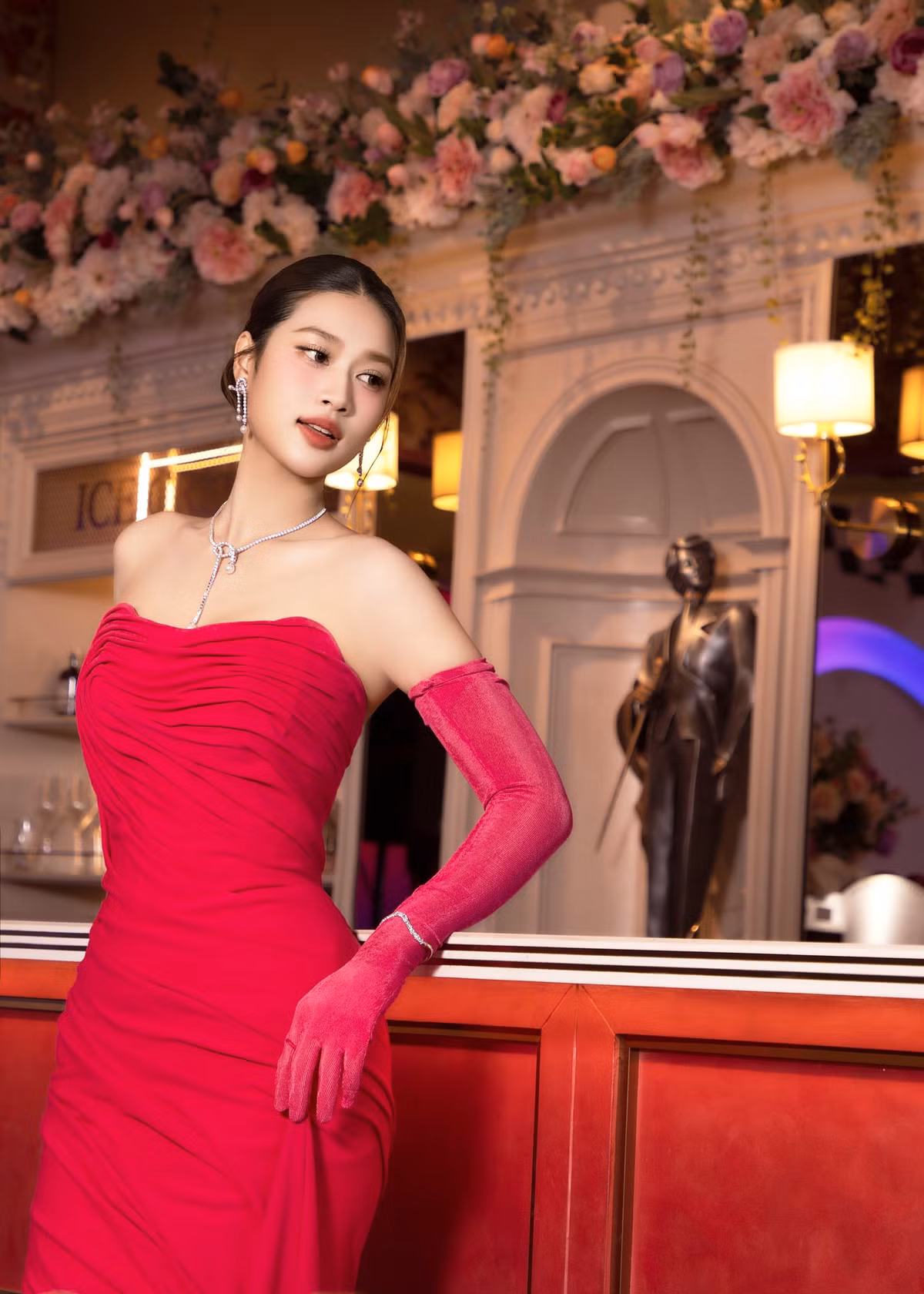 Xuất hiện ở các sự kiện giải trí, Thiên Ân luôn mang đến một hình ảnh tươi trẻ, nhiều năng lượng. Ảnh: FB Đoàn Thiên Ân