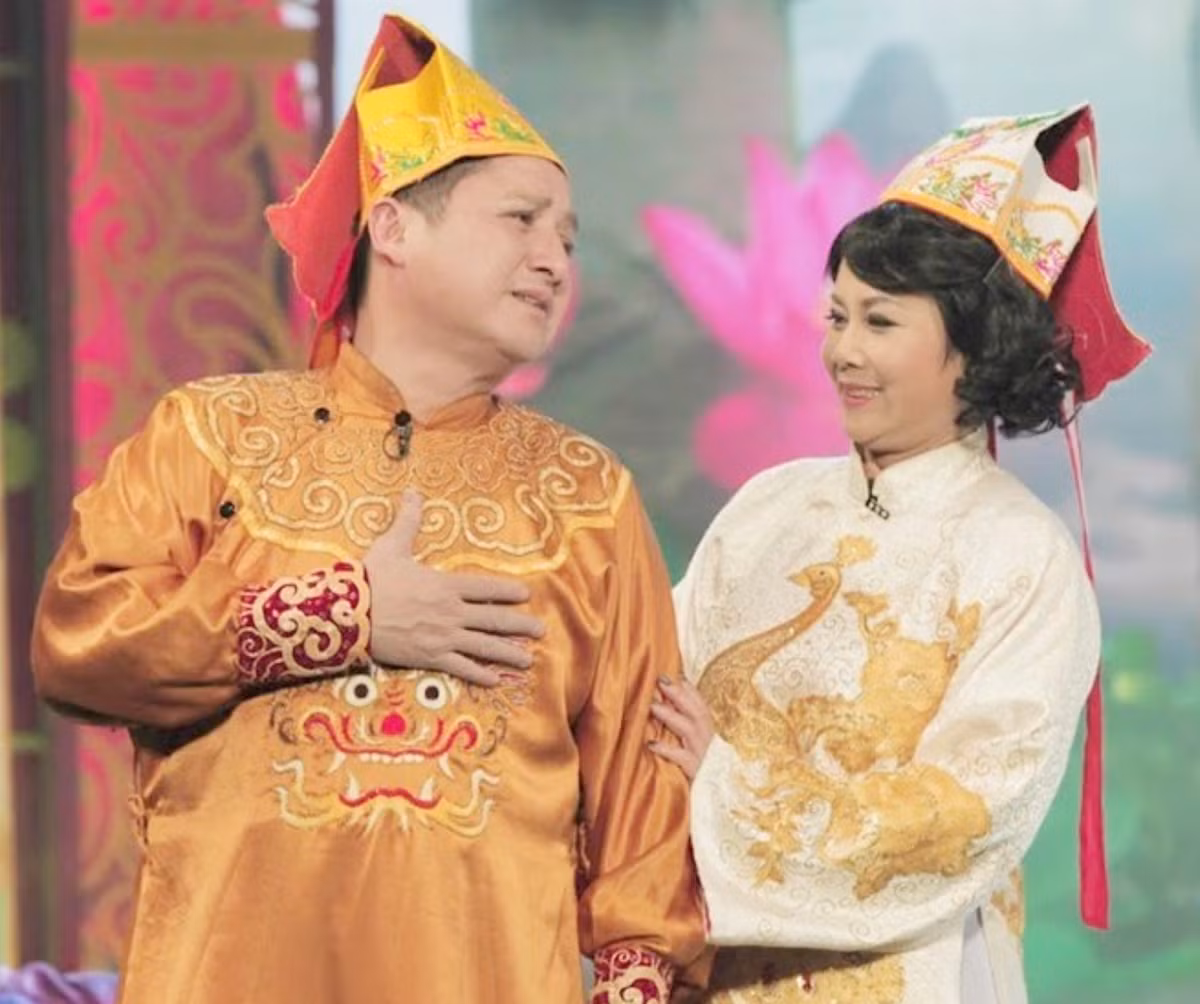 NSND Minh Hằng lần đầu tiên tham gia chương trình Táo quân vào năm 2005. Dù không thường xuyên xuất hiện nhưng mỗi lần góp mặt nghệ sĩ Minh Hằng đều để lại những dấu ấn riêng. Ảnh: VTV