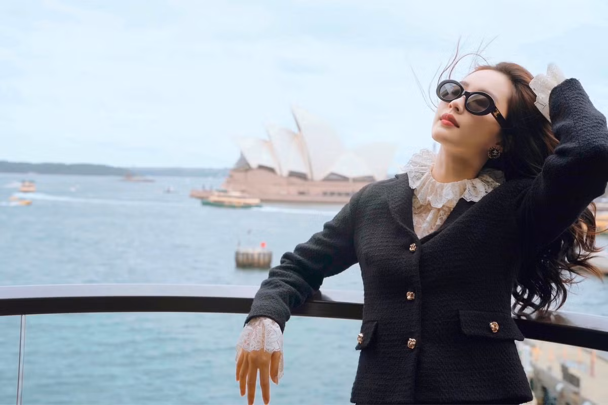 Hoa hậu Đặng Thu Thảo khoe ảnh trong chuyến đi Sydney. Ảnh: FB Dang Thu Thao