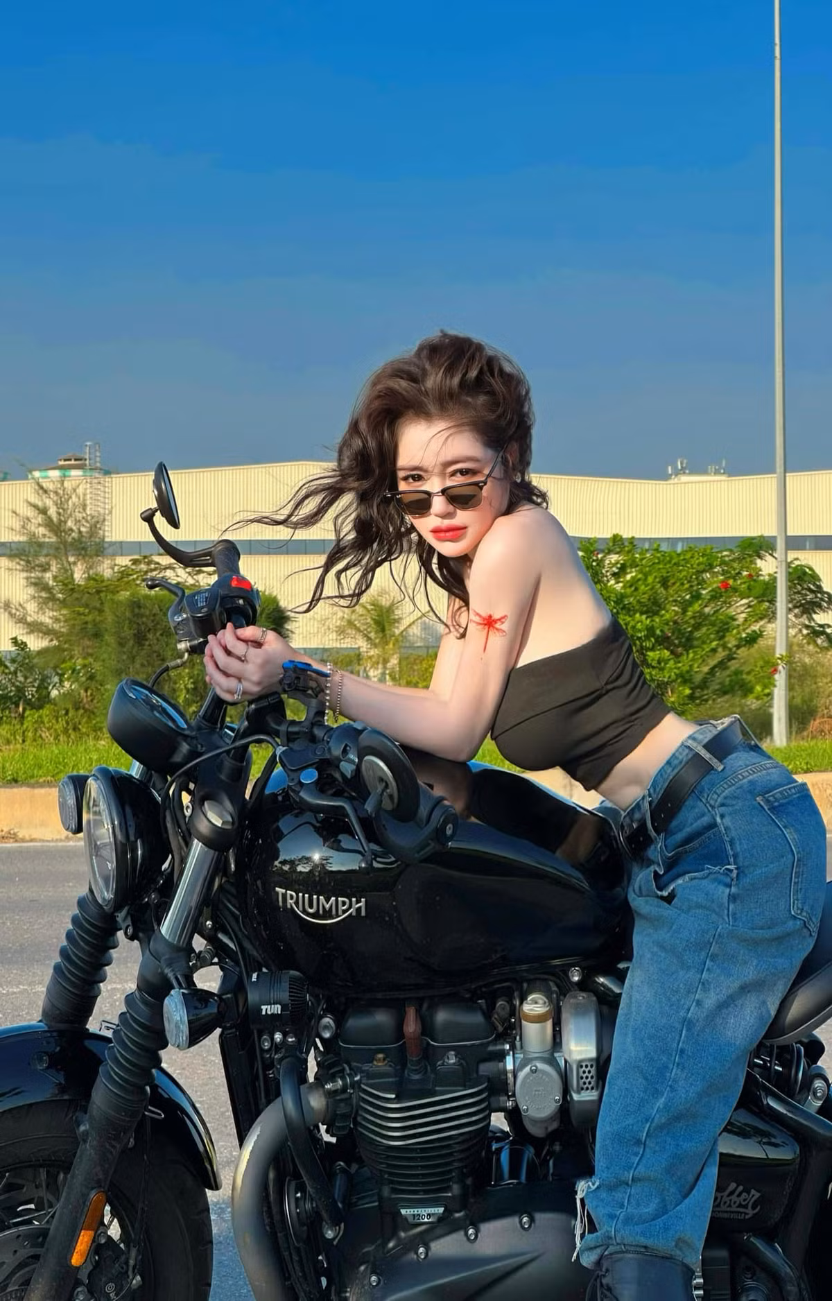 Diện trang phục khoe vòng một gợi cảm đã trở thành thói quen trong phong cách của Elly Trần. Ảnh: FB Elly Tran