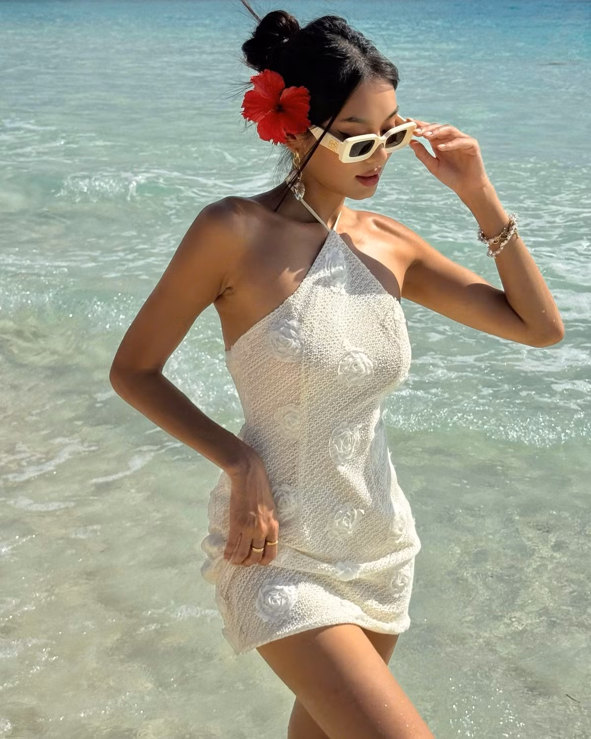 Mỗi lần Thảo Nhi Lê diện bikini luôn hút hồn người nhìn. Ảnh: FB Thảo Nhi Lê