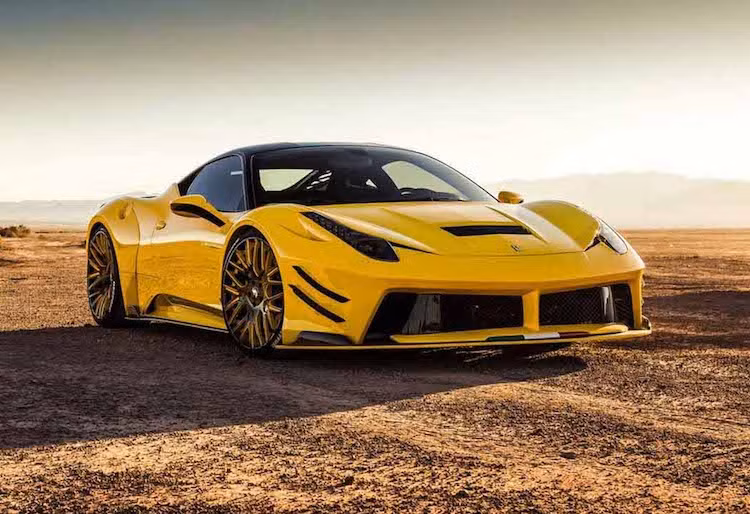 Với bản độ này, Creative Bespoke đã trang bị cho Ferrari 458 Italia bộ widebody đặc biệt PD458 của hãng Prior Design. Với bộ widebody này, phần đầu của xe đã thay đổi gần như hoàn toàn với cản trước và nắp ca-pô mang hơi hướng của siêu xe hàng đầu LaFerrari, cùng với các cánh khí động học nhỏ bằng sợi carbon ở hai bên cản.
