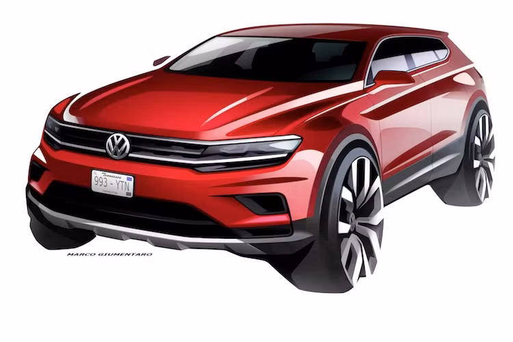 Để hé lộ về sự xuất hiện của phiên bản crossover Volkswagen Tiguan Allspace, hãng xe Đức đã công bố một số bản vẽ phác của chiếc xe vào đầu tuần. Tuy nhiên chỉ ngay sau đó, phiên bản bán tại thị trường Trung Quốc của chiếc xe là Volkswagen Tiguan L đã lộ diện hoàn toàn.