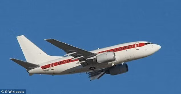 Một chiếc máy bay của Janet Airlines.