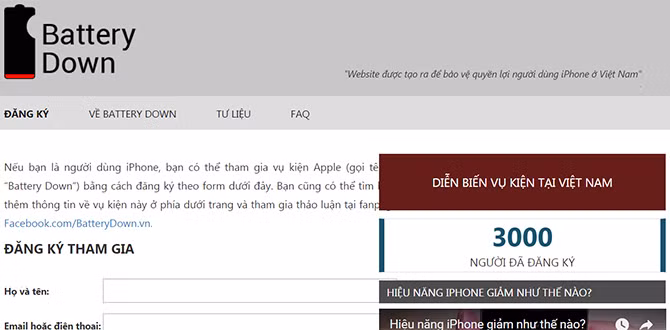 Số người tham gia vụ kiện đã chạm mốc 3000 người