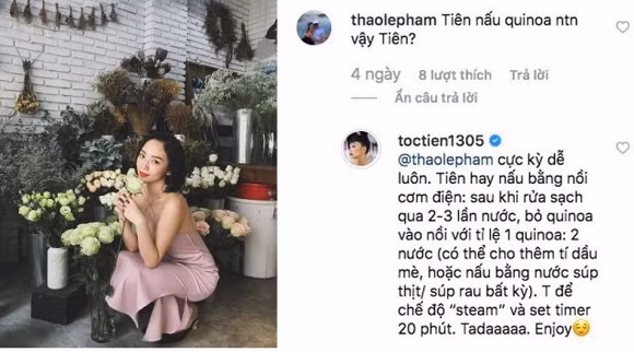 “Giọng ca Vũ Điệu Cồng Chiêng" đã chuyển từ gạo trắng truyền thống sang nấu hạt quinoa để chế biến cùng các món ăn hàng ngày.