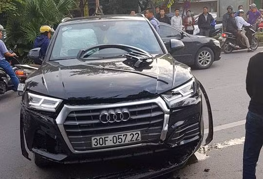Cong an noi gi ve thong tin tai xe Audi Q5 say ruou gay tai nan?