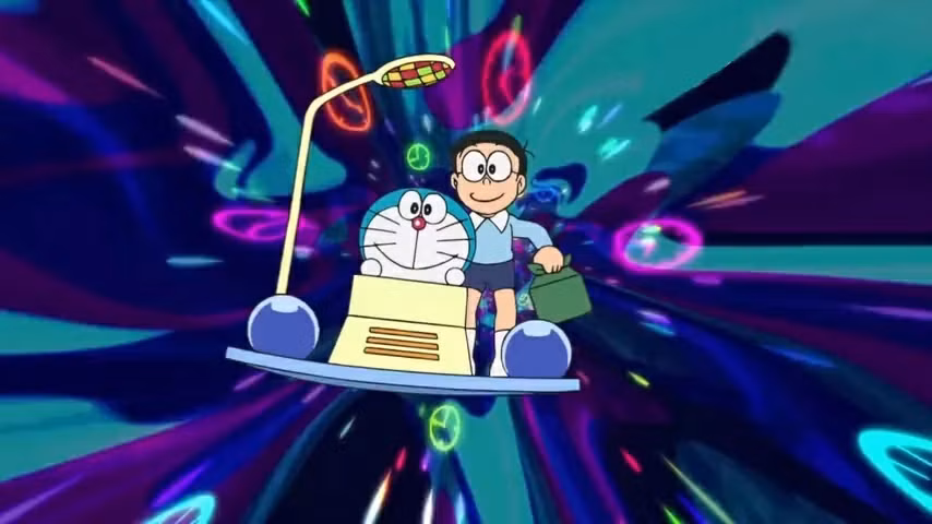 Cỗ máy thời gian trong truyện Doraemon có thể trở thành hiện thực nhờ khả năng bẻ cong không-thời gian, nhưng việc du hành ngược về quá khứ vẫn chưa khả thi. (Ảnh: Doraemon Wiki)