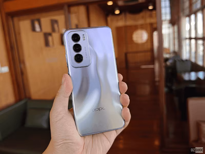  Điện thoại OPPO Reno12 5G có giá 11,49 triệu đồng, sở hữu thiết kế thời trang, màn hình lớn và pin "trâu" đủ sức cạnh tranh với Galaxy S24 Ultra. (Ảnh: GIZGUIDE)