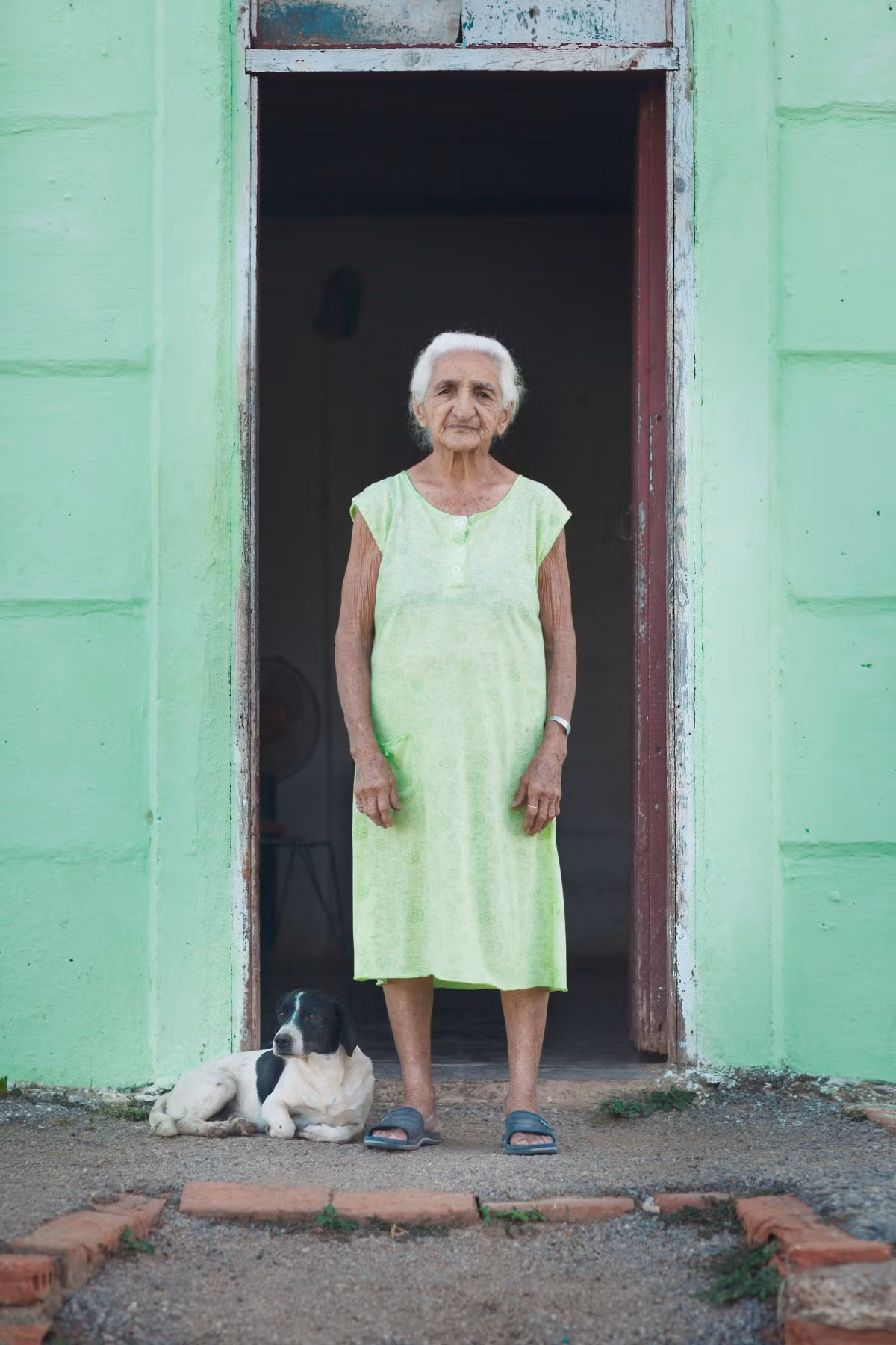 Một cụ bà đẹp lão ở Cuba.