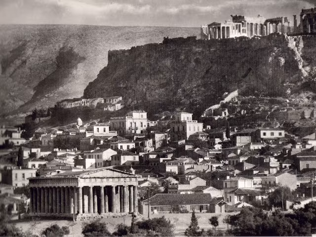 Thành phố Athens, Hy Lạp những năm 1930 với những tuyệt tác kiến trúc trường tồn từ thời cổ đại đến nay.