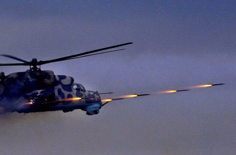 Sức tấn công của một chiếc trực thăng Mi-24 đã rất đáng sợ…