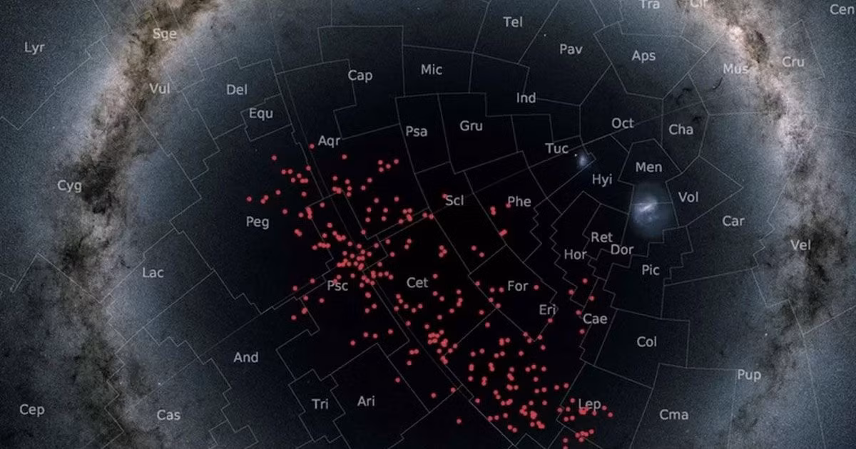 Sửng sốt một dòng sao đang chảy qua thiên hà Milky Way Sung sot mot dong sao dang chay qua thien ha Milky Way