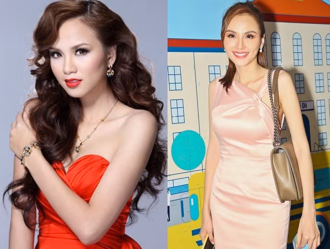 Hoa hau Diem Huong xuat hien voi guong mat khac la khong nhan ra-Hinh-2
