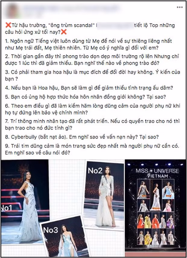 Nghi van thi sinh Hoa hau Hoan vu Viet Nam biet truoc cau hoi ung xu-Hinh-2