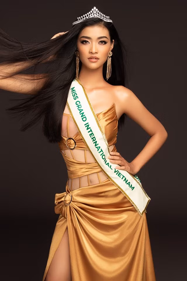 Ve goi cam cua Kieu Loan du doan dang quang Miss Grand International