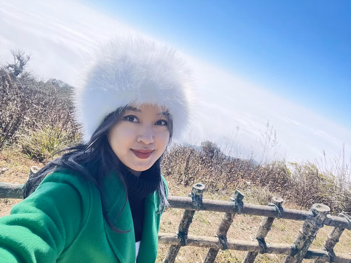Ở độ tuổi 35, Mi Vân đang có một cuộc sống khá giản dị, bình yên, hạnh phúc bên gia đình nhỏ của mình. Ảnh: FBNV