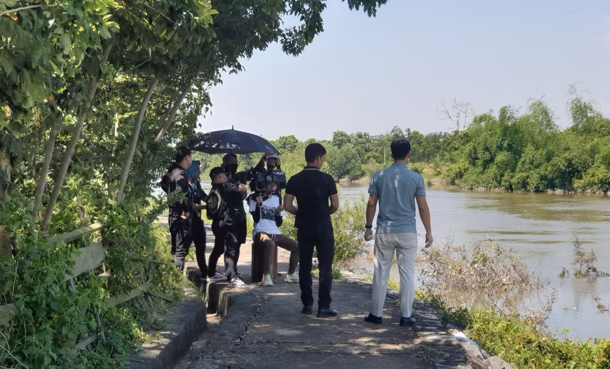 Hậu trường hành trình phá án của các chiến sĩ cảnh sát hình sự. Phim đang nhận được những phản hồi tích cực lẫn những góp ý của người xem. Ảnh: FB Huy Nguyen Vu.