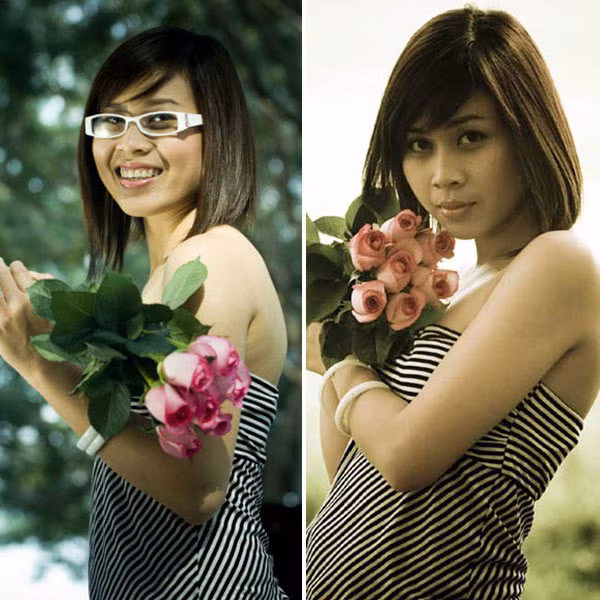 Nhan sắc của Lưu Hương Giang thuở mới vào showbiz. (Ảnh: Vietnamnet)