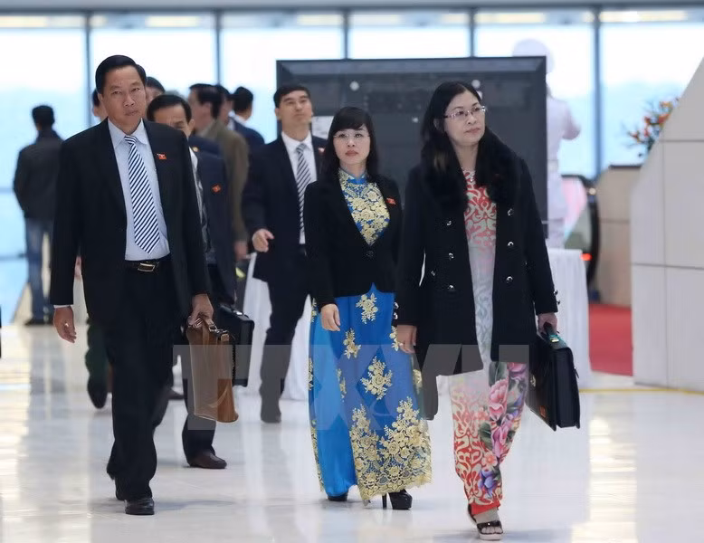 Các đại biểu đến dự Đại hội.