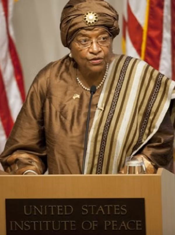 Tổng thống Liberia Ellen Johnson-Sirleaf cũng là một trong những người phụ nữ quyền lực trên thế giới. Bà giữ cương vị này từ năm 2006.