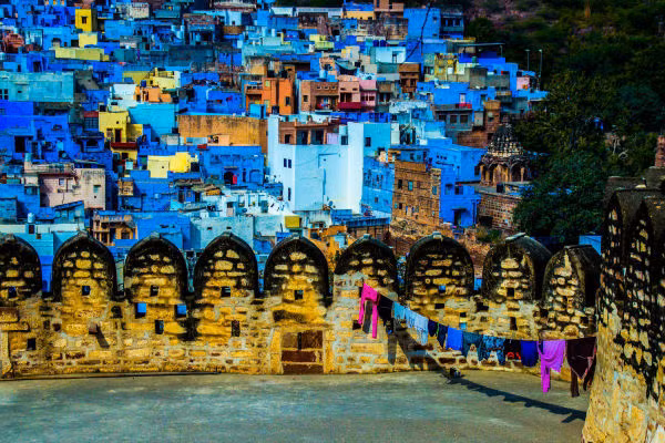 Thành phố Jodhpur ở Ấn Độ hiện lên như trong truyện cổ tích.