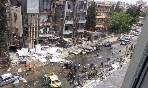 Hien truong benh vien Aleppo bi na ten lua gay thuong vong lon-Hinh-2