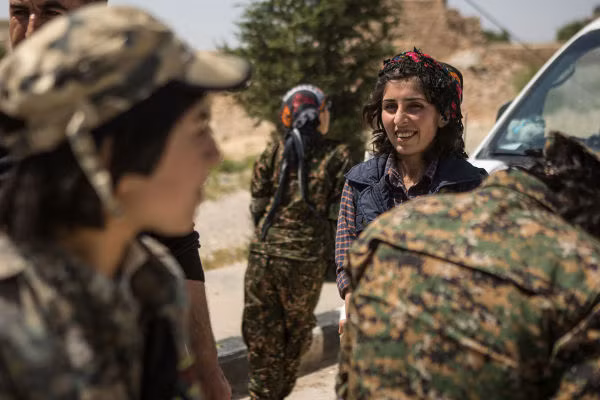 Các nữ chiến binh người Kurd hoạt động ở nhiều khu vực miền bắc Syria.
