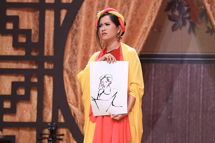 Lâm Vỹ Dạ thực sự tỏa sáng trong vai trò phó phòng của gameshow "Ơn giời, cậu đây rồi". Ảnh: Đất Việt