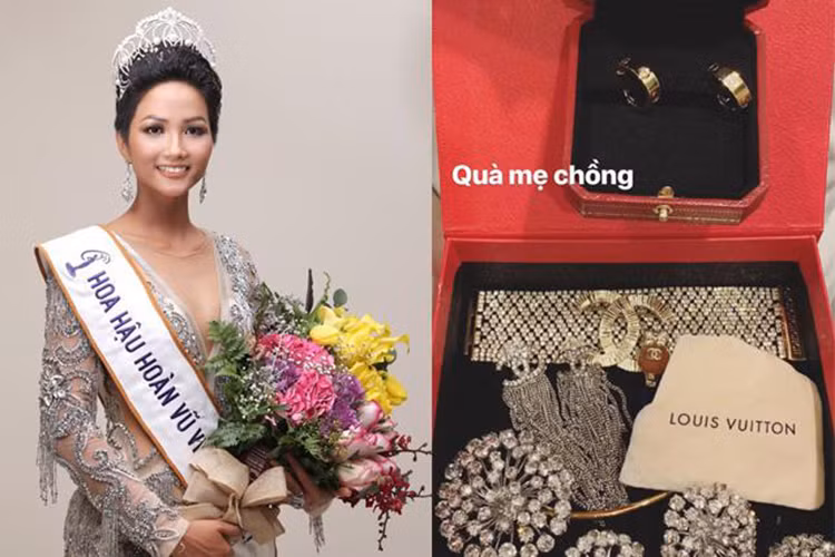 Cuộc sống của H'hen Niê có nhiều thay đổi nhưng cô vẫn không có thói quen xài hàng hiệu. Khi đi thi, cô sử dụng đồ được hỗ trợ hay mượn đồ các đồng nghiệp. Ảnh: Vietnamnet