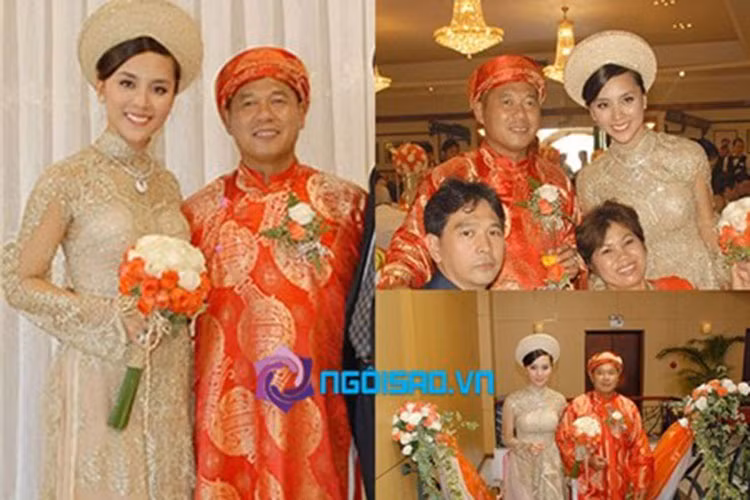 Á hậu Dương Trương Thiên Lý kết hôn với doanh nhân Nguyễn Quốc Toàn vào năm 2011 rồi rút khỏi làng giải trí Việt. Ảnh: Ngôi sao