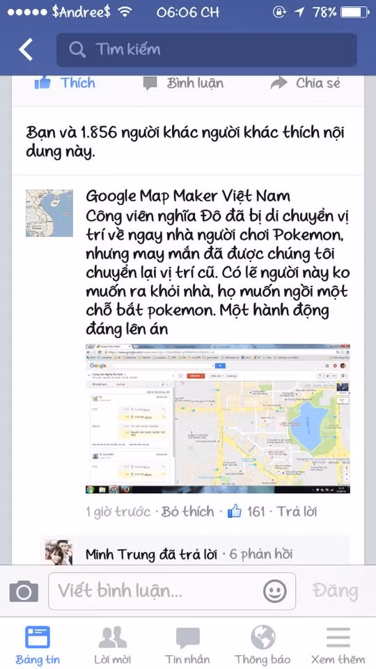 Sự việc bắt đầu xảy ra từ khi game Pokemon Go chính thức phát hành ở Việt Nam, được tải miễn phí từ các cửa hàng dịch vụ di động trực tuyến. Dễ tải về, dễ chơi... Pokemon Go nhanh chóng tạo ra một cơn sốt ở Việt Nam khi có hàng triệu người chơi, say mê và luôn cố gắng tìm cách để thăng cấp, đạt được mức độ cao trong game. Một trong những mẹo để tiết kiệm thời gian, công sức khi chơi Pokemon Go theo một số trang mạng lan truyền trong những ngày qua là việc thay đổi các địa điểm trên bản đồ Google Maps để tạo ra các "Pokestop" gần với địa điểm của các người chơi.