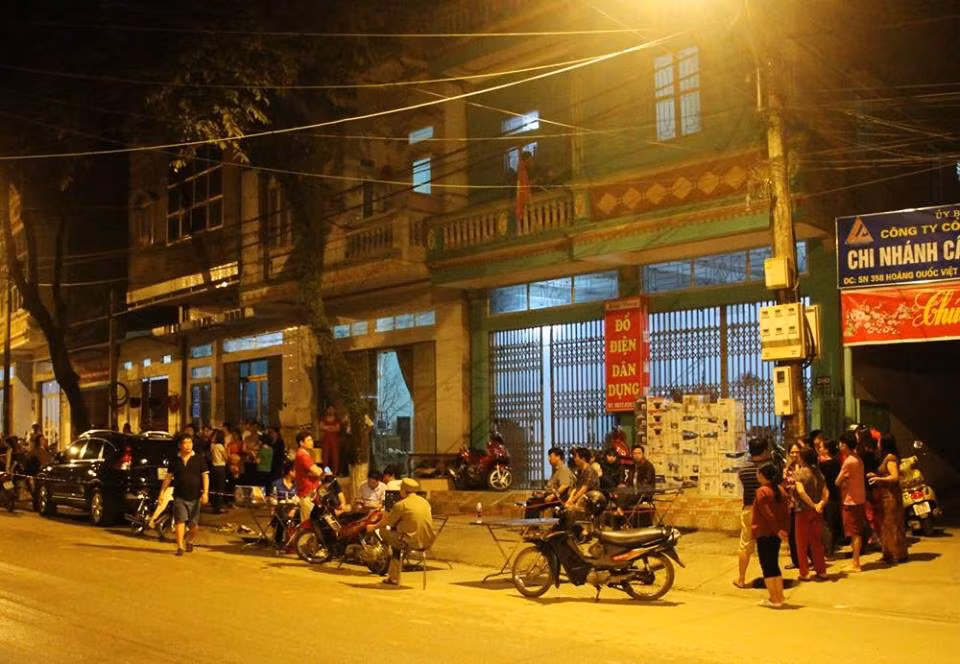 Hiện trường vụ việc được cơ quan công an bảo vệ nghiêm ngặt.