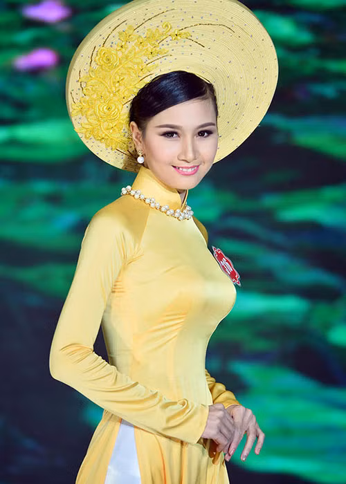 Thời điểm thi nhan sắc, Nguyễn Thị Hà cao 1m71, có số đo 3 vòng: 85-62-90. Ảnh: Vietnamnet