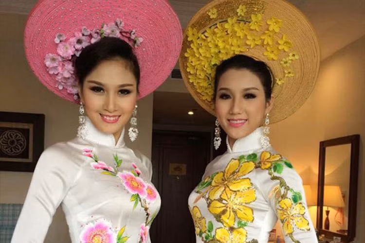 Ngoài đời, người đẹp có mái tóc đẹp nhất tại Hoa hậu Việt Nam 2014 khá thân thiết với Bảo Như. Ảnh: Zing