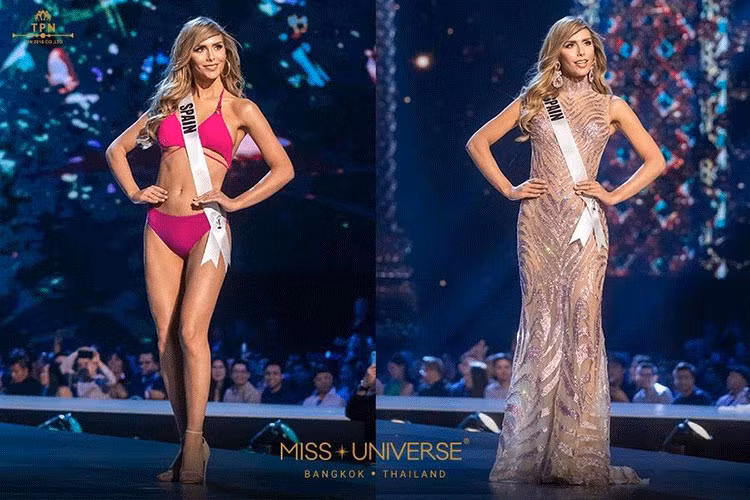 Dù là thí sinh chuyển giới nhưng Angela Ponce Camacho xinh đẹp không thua kém các ứng viên khác. Tham gia cuộc thi, đại diện Tây Ban Nha còn nhận được sự ủng hộ của nhiều khán giả.