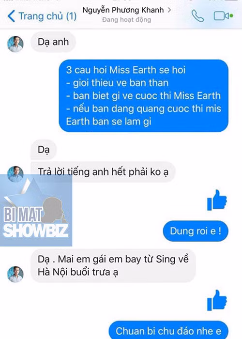 Lan truyen tin nhan to Phuong Khanh nang nguc, mua giai