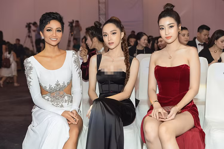H'hen Niê đọ sắc cùng hai hoa hậu Hương Giang và Đỗ Mỹ Linh.