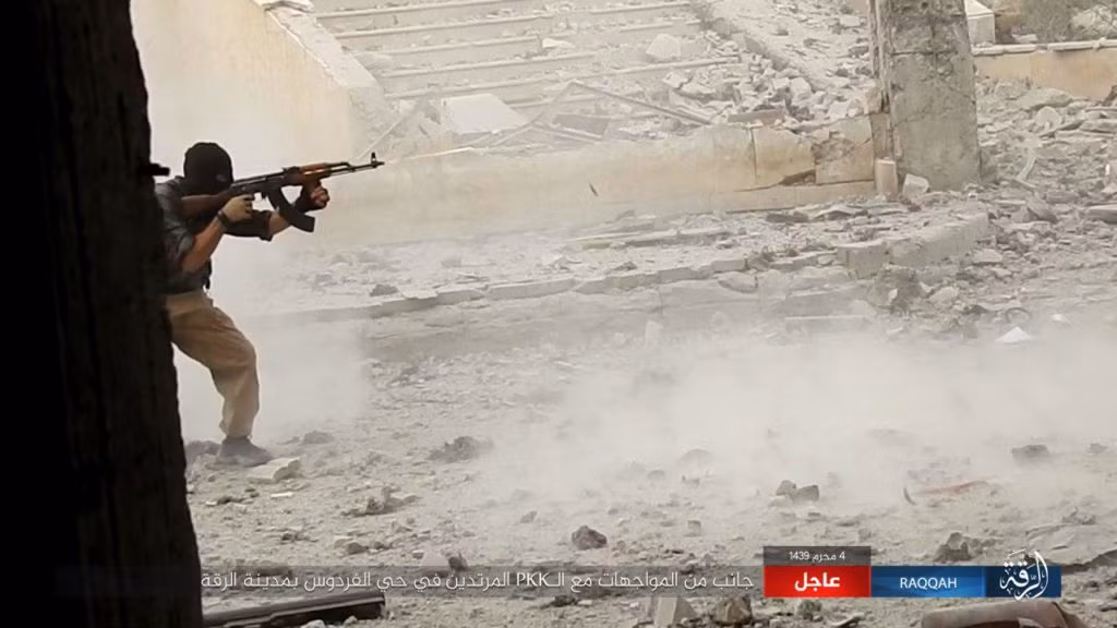 Hãng Amaq tuyên bố, tổ chức khủng bố IS đã giết chết 7 chiến binh SDF và làm bị thương ba người khác. Ảnh: South Front.