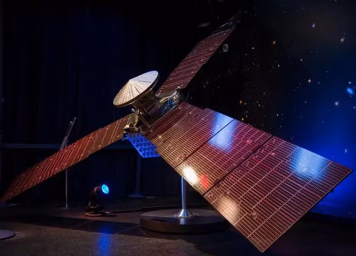 Hình ảnh được ghi lại bởi tàu vũ trụ Juno của NASA trong chuyến bay thứ 54 đến khu vực phía Bắc của Sao Mộc, được gọi là Jet N7.