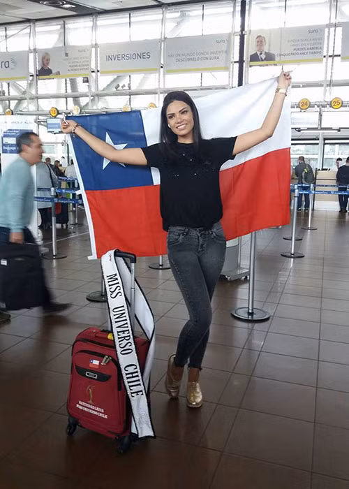 Người đẹp đến từ Chile đã sẵn sàng tham gia cuộc thi Hoa hậu Hoàn vũ Thế giới 2017.