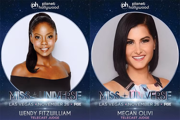 Ngoài Lele, dàn giám khảo Hoa hậu Hoàn vũ Thế giới năm nay còn gồm Pia Wurtzbach - Hoa hậu Hoàn vũ Thế giới 2015, ngôi sao truyền hình Ross Matthews, MC Jay Manuel, MC Megan Olivi và Wendy Fitzwilliam - Hoa hậu Hoàn vũ Thế giới 1998.