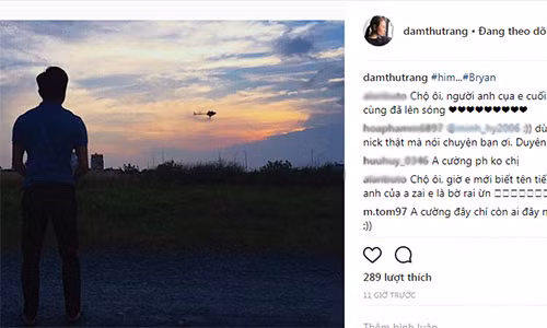 Dam Thu Trang lan dau up mo anh Cuong Do la