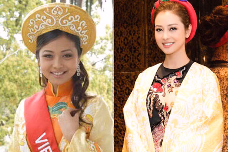 Jennifer Phạm chia sẻ hình ảnh khi tham gia cuộc thi Hoa hậu châu Á tại Mỹ năm 2006.