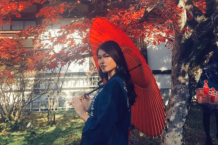 Á hậu Thùy Dung cập nhật hình ảnh của cô tại cuộc thi Hoa hậu Quốc tế 2017 tổ chức tại Nhật Bản.