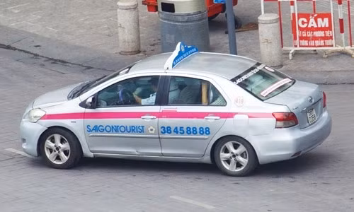 Saigontourist là hãng taxi chiếm thị phần khá nhỏ tại TP.HCM.