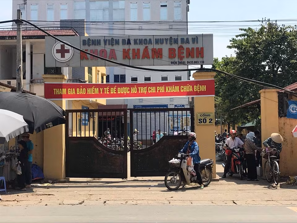 Bệnh viện đa khoa huyện Ba Vì, nơi xảy ra sự việc trao nhầm con cách đây 6 năm.